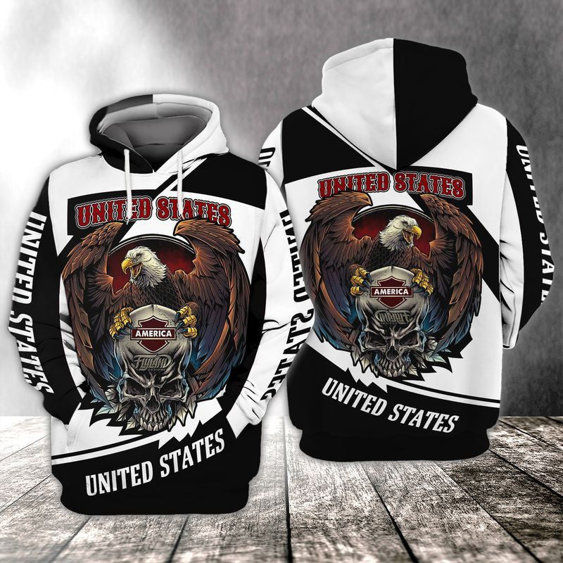 American Eagle United States For Men And Women 3d Hoodie Zip Hoodie
