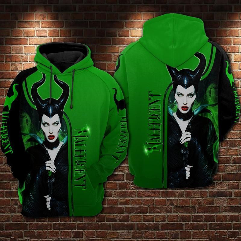 Maleficent Over Print 3d Hoodie Zip Hoodie 199