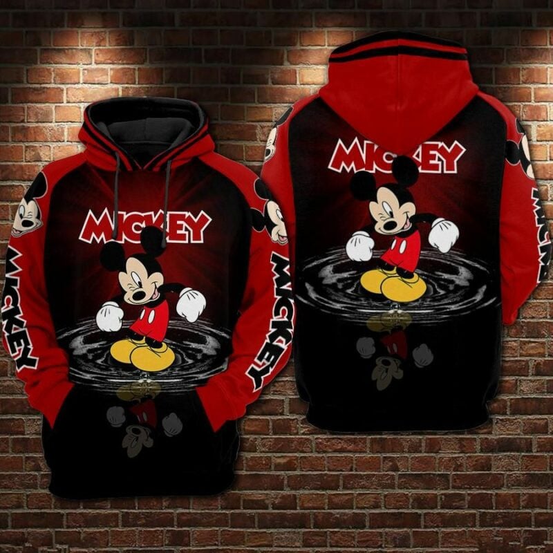 Mickey Mouse 6 Over Print 3d Hoodie Zip Hoodie