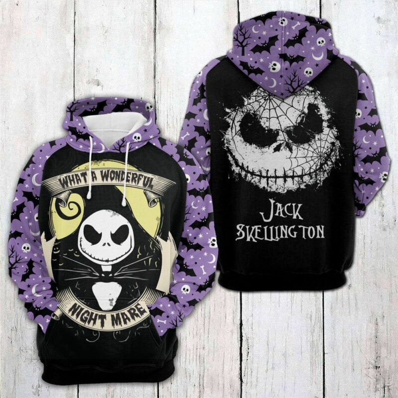 Jack Skellington Iv 3d Hoodie Zip Hoodie