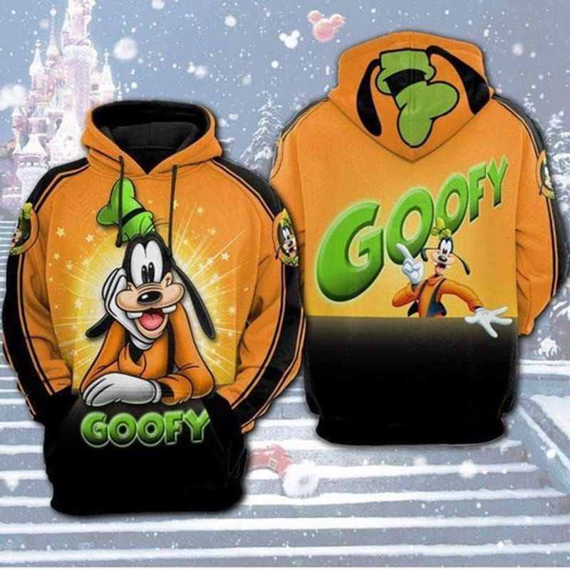 Goofy 3d All Over Printed Hooded Pocket Pullover 3d Hoodie