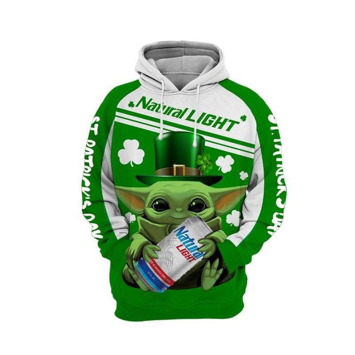Baby Yoda Bud Light 3d All Over Print 3d Hoodie Zip Hoodie