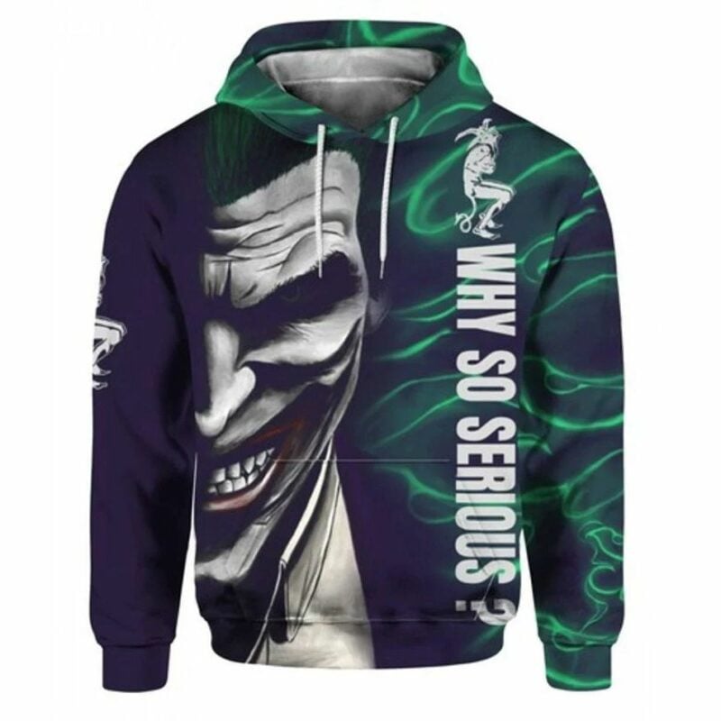Joker Why So Serious Halloween 3d Hoodie