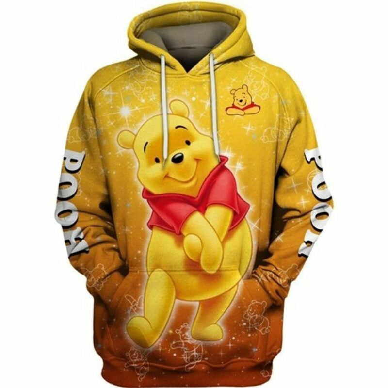 Winnie The Pooh Lovers 3d Hoodie