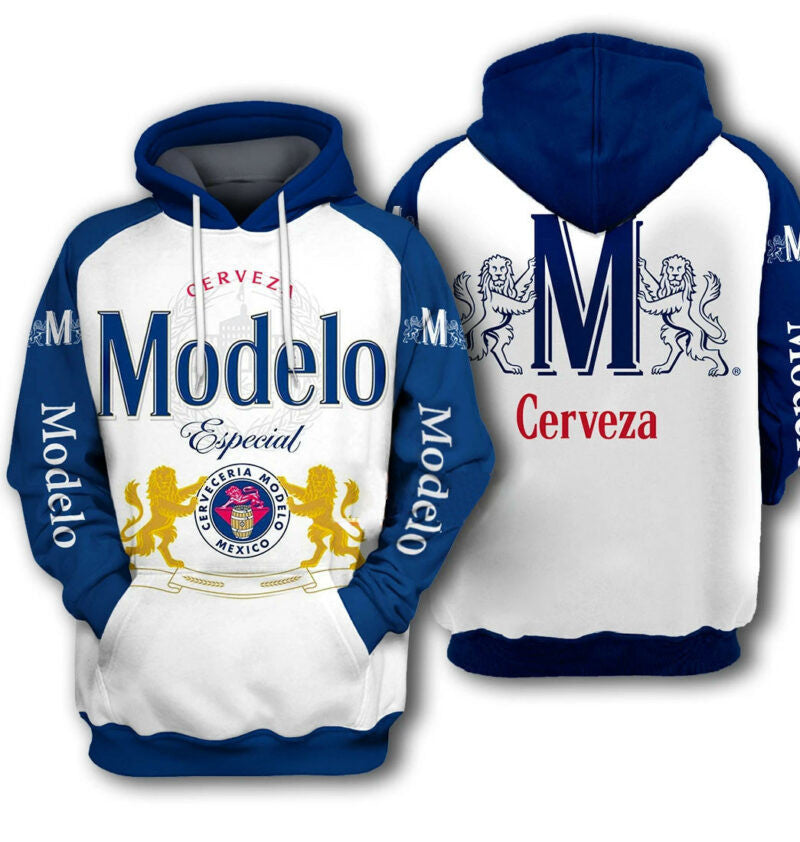 Beer Modelo Especial 3d Hoodie Zip Hoodie