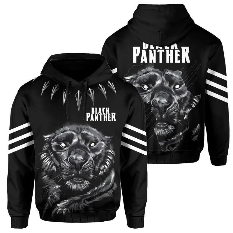 Africa Zone - Black Panther Party Civil War Over Print 3d Hoodie Zip Hoodie