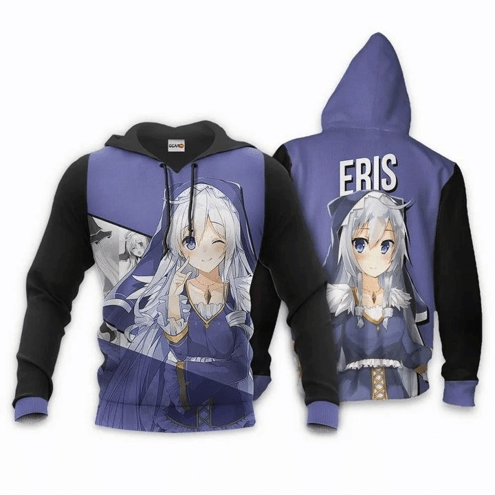 Eris Anima Manga Konosuba God?s Blessing On This Wonderful World For Men And Women 3d Hoodie Zip Hoodie
