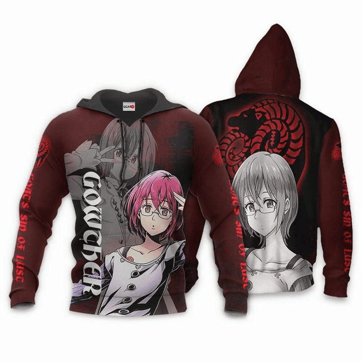 Goat's Sin Of Lust Gowther Seven Deadly Sins Anime Manga For Men And Women 3d Hoodie Zip Hoodie