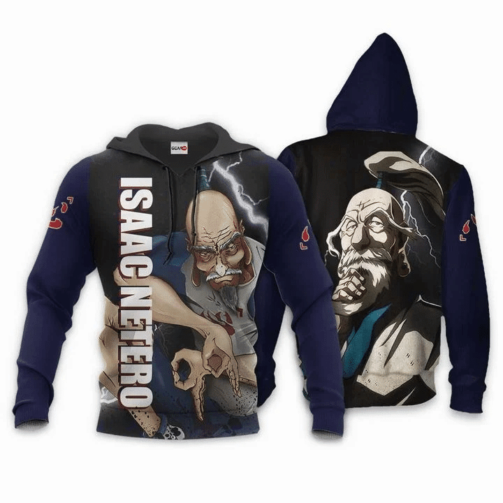Isaac Netero Anime Manga Hunter X Hunter For Men And Women 3d Hoodie Zip Hoodie