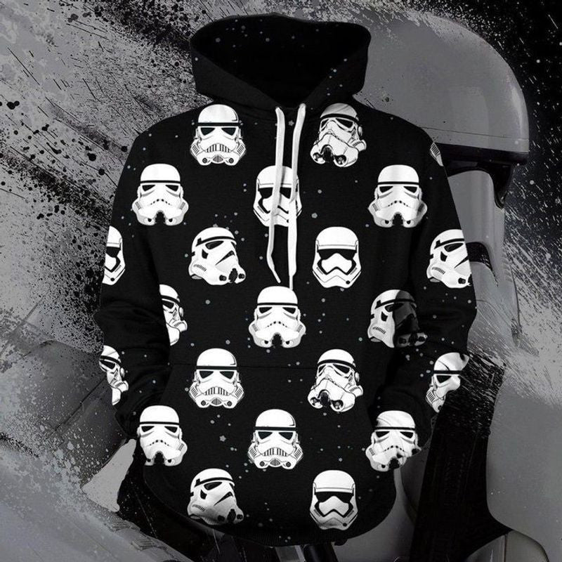 Star Wars The Troops Over Print 3d Hoodie Zip Hoodie