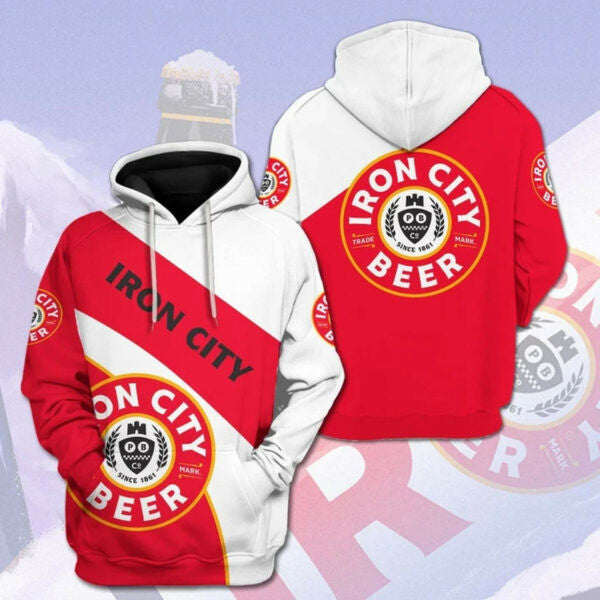 Iron City Beer 3d All Over Print Hoodie 372 833