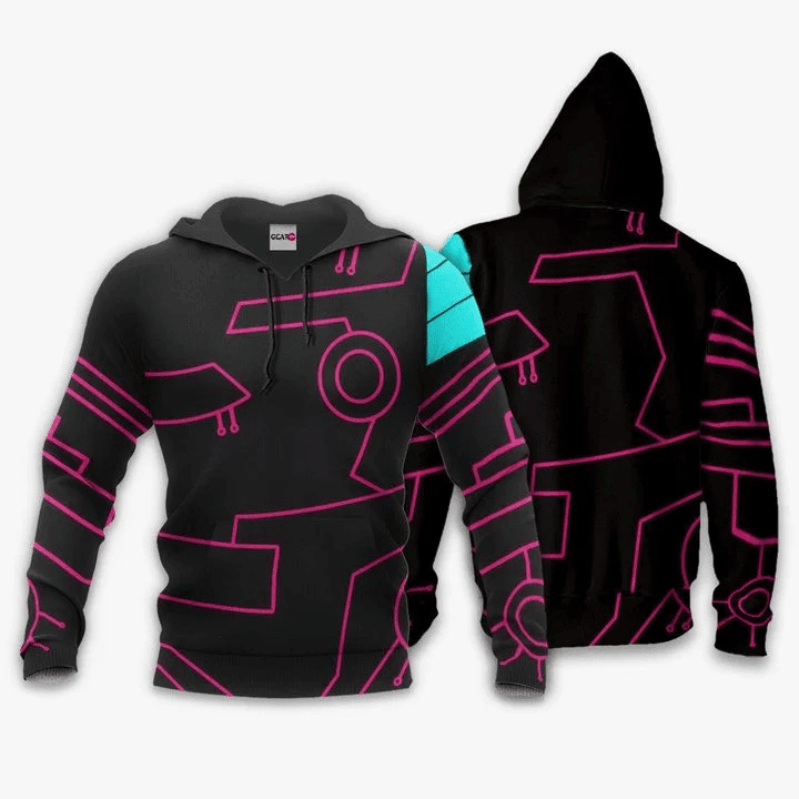 Gurren Lagann Anti Spiral Anime Manga For Men And Women 3d Hoodie Zip Hoodie