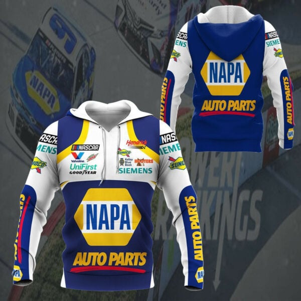 Napa Nascar Racing Shirt Fan Gift 640, Stylist Unisex 3d Hoodie Zip Hoodie 2275