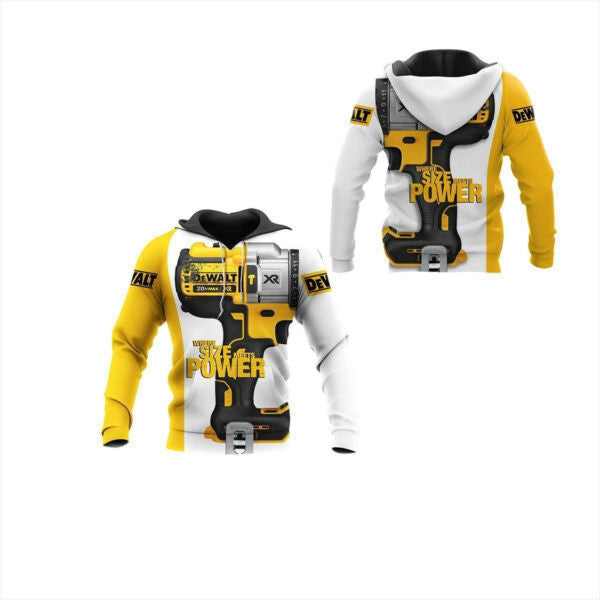 Dewalt Shirt Fan Gift 7, Stylist Unisex 3d Hoodie Zip Hoodie 1187