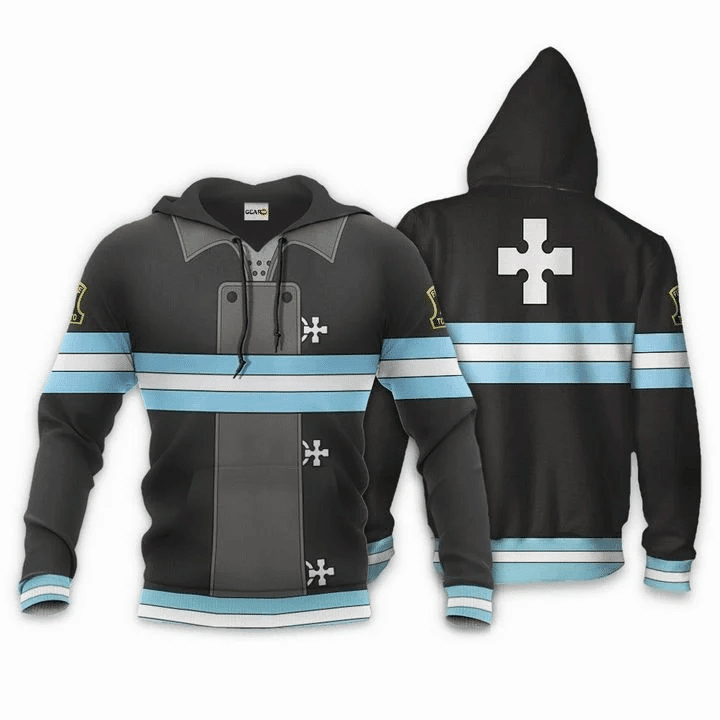 Company 5 Fire Force Anime Manga For Men And Women 3d Hoodie Zip Hoodie
