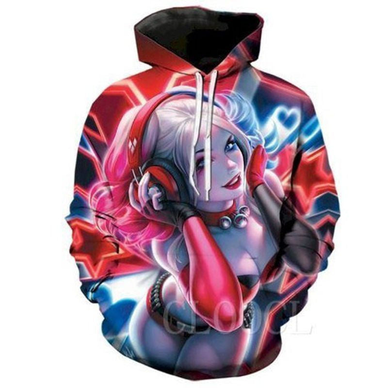 Harley Quinn Graphic 3d Hoodie