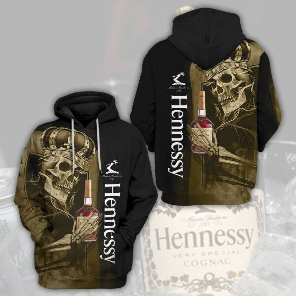 Hennessy Skull King Trending Hoodie 550 1750