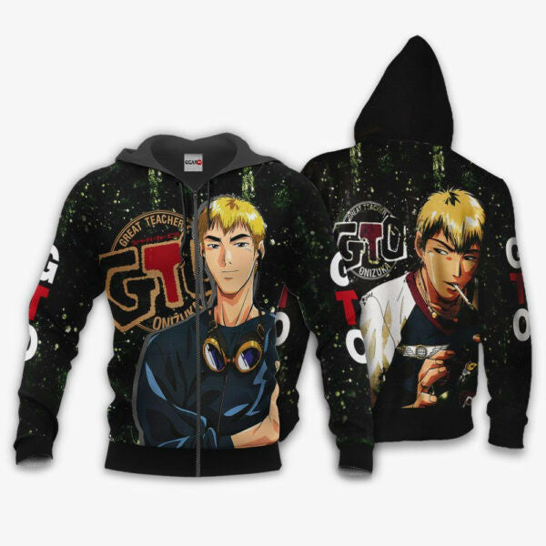 Great Teacher Onizuka Anime 3k308 Fan Gift Stylist Unisex Cartoon 3d Hoodie Zip Hoodie 1548