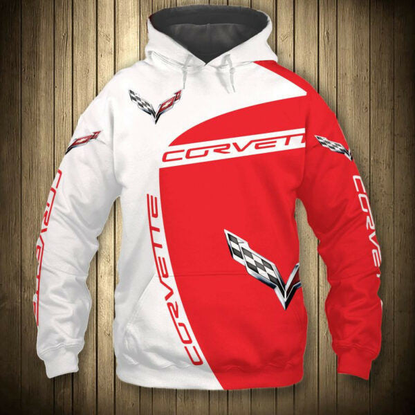 Chevrolet Corvette Sport Car 7k48 Fan Gift Stylist Unisex Cartoon 3d Hoodie Zip Hoodie 952