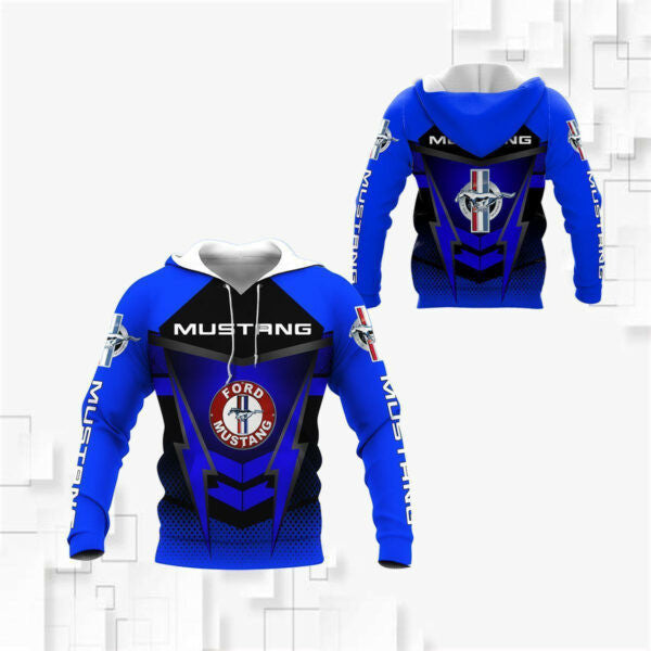 Ford Mustang Shirt Fan Gift 933, Stylist Unisex 3d Hoodie Zip Hoodie 310