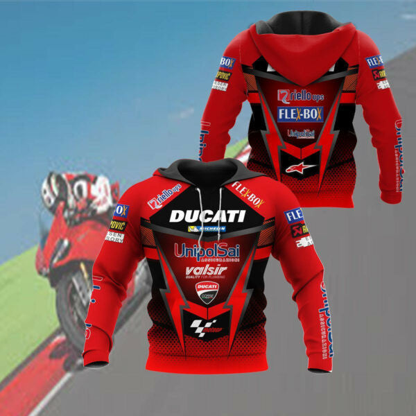 Ducati Shirt Fan Gift 167, Stylist Unisex 3d Hoodie Zip Hoodie 908