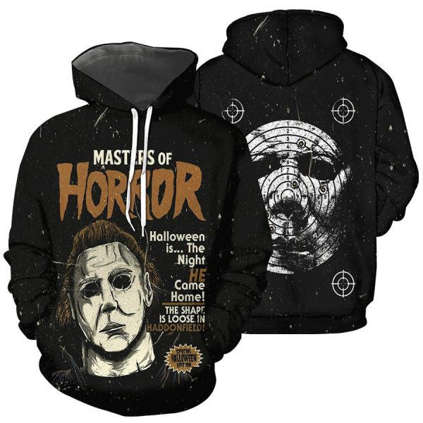 Michael Myers Masters Of Horror Movies 2k516 Lover Gift,michael Myers All Over Print 3d Hoodie 1694