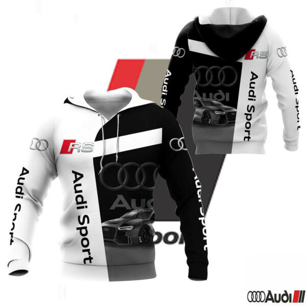 Audi Sport Luxury Car 8k307 Fan Gift 3d Zip Hoodie Hoodie Ii0 524