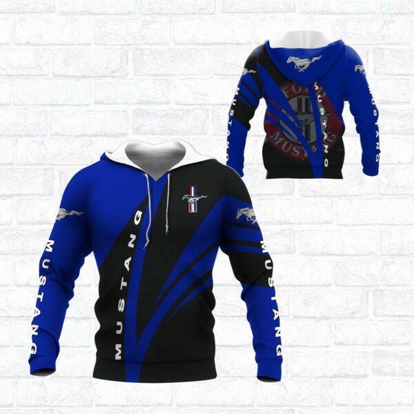 Ford Mustang Shirt Fan Gift 934, Stylist Unisex 3d Hoodie Zip Hoodie 1420