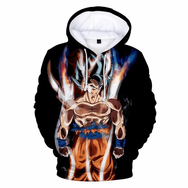 Goku Cartoon Dragon Ball Anime Manga 27 Over Print 3d Hoodie Zip Hoodie