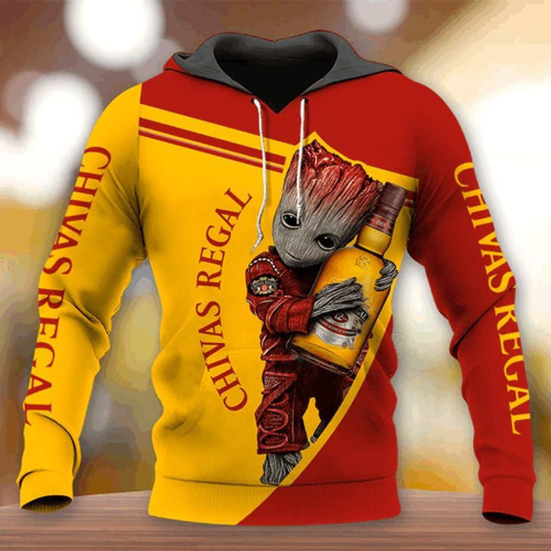 Groot Star Wars Chivas Regal Men And Women 3d Hoodie