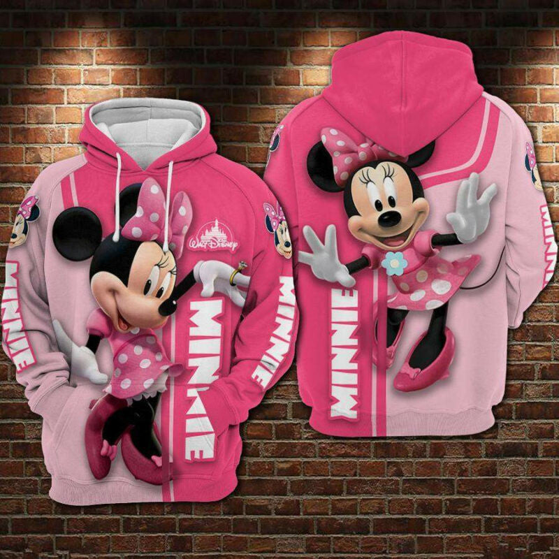 Minnie Mouse Hoodie Unisex 3d All Over Print