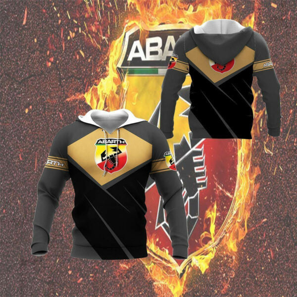Abarth Shirt Fan Gift 9, Stylist Unisex 3d Hoodie Zip Hoodie 30