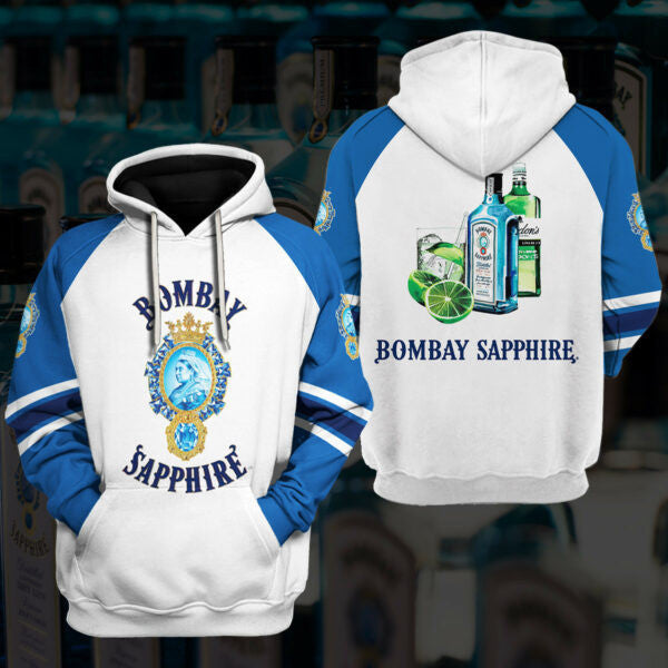 Bombay Sapphire Gin 3d Hoodie 241