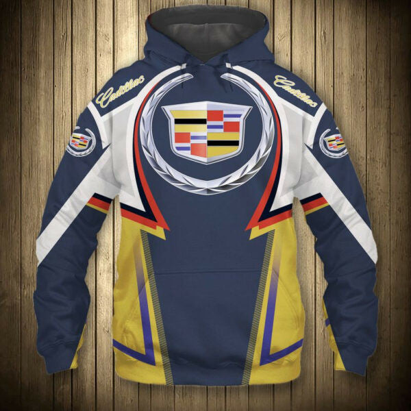 Cadillac Luxury Car 7k21 Fan Gift Stylist Unisex Cartoon 3d Hoodie Zip Hoodie 774