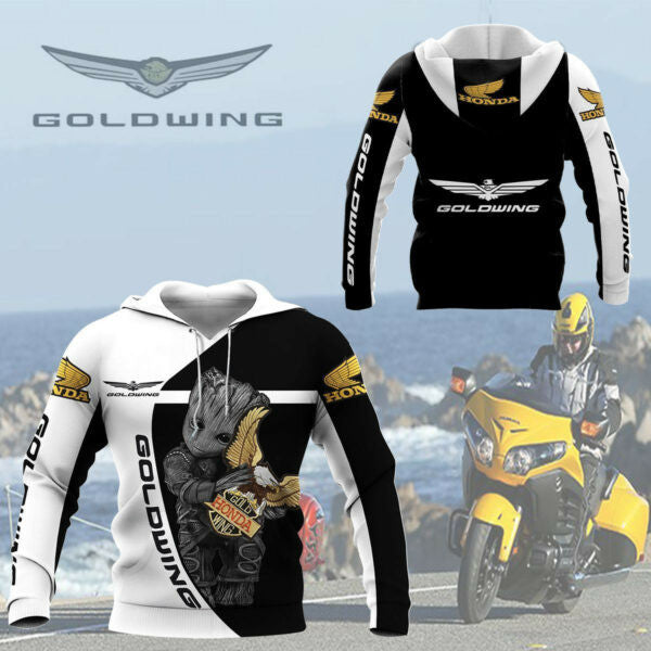 Honda Gold Wing Shirt Fan Gift 192, Stylist Unisex 3d Hoodie Zip Hoodie 1517