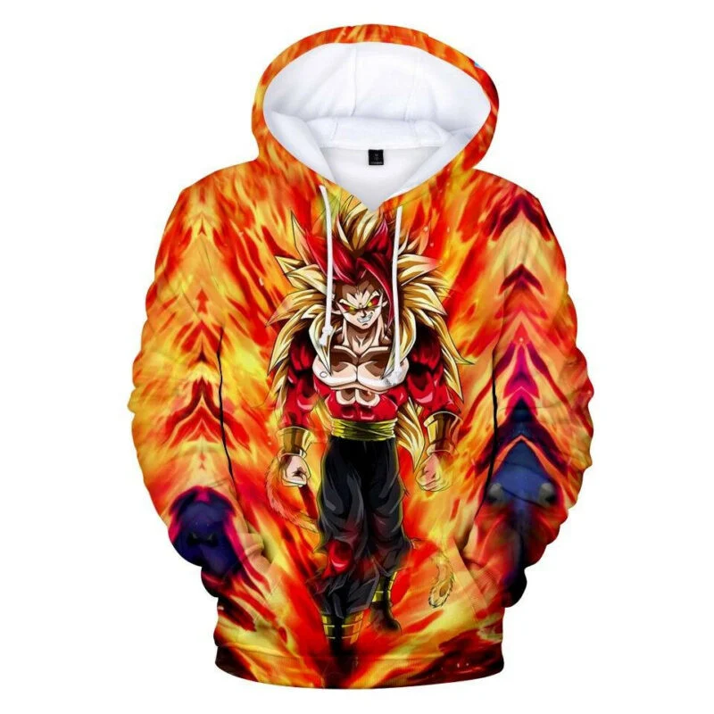 Goku Cartoon Dragon Ball Anime Manga 7 Over Print 3d Hoodie Zip Hoodie