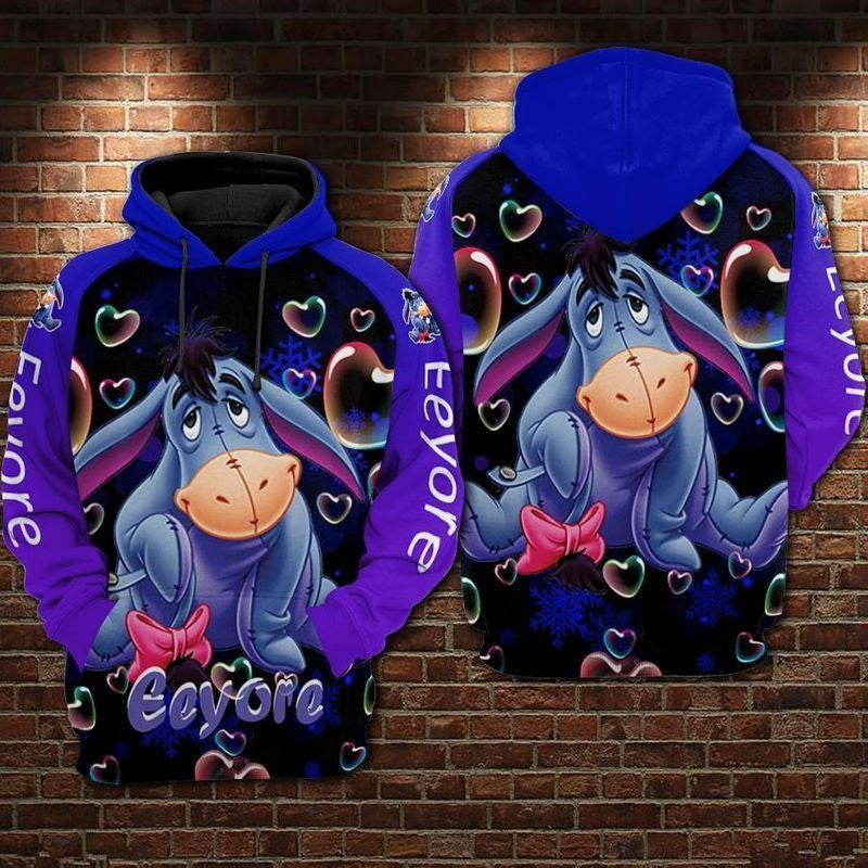 Eeyore The Mini Adventures Of Winnie The Pooh Disney 3d Hoodie Zip Hoodie 84