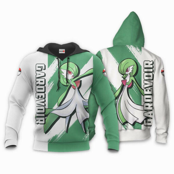 Gardevoir Anime Pokemon Manga 1k827 Fan Gift Stylist Unisex Cartoon Graphic Outfits Aop 3d Hoodie Zip Hoodie 463