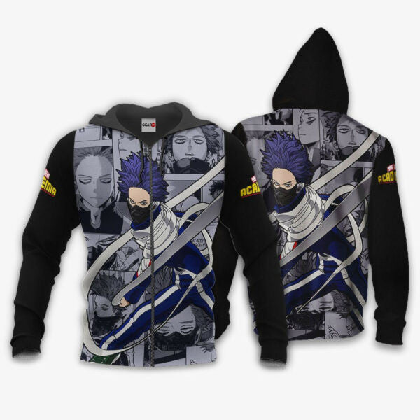 Hitoshi Shinsou Anime My Hero Academia Manga 1k963 Fan Gift Stylist Unisex Cartoon Graphic Outfits Aop 3d Hoodie Zip Hoodie 532