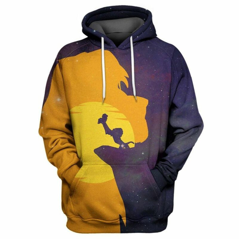 Disney Lion King 3d Hoodie Zip Hoodie