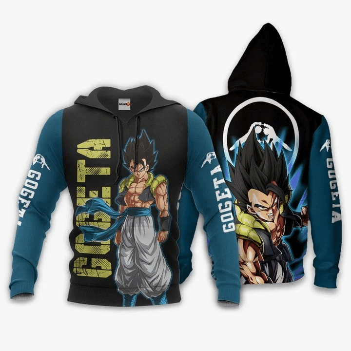 Gogeta Dragon Ball Anime Manga For Men And Women 3d Hoodie Zip Hoodie