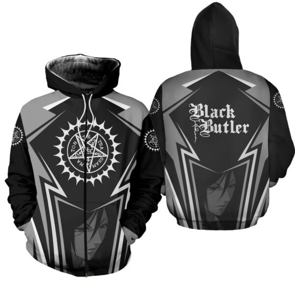 Black Butler Kuroshitsuji Shirt Symbol Anime 2k869 Fan Gift Stylist Unisex Cartoon 3d Hoodie Zip Hoodie 1192