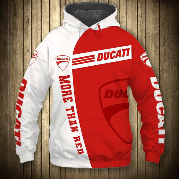 Ducati Motor Holding Racing 7k367 Fan Gift Stylist Unisex Cartoon 3d Hoodie Zip Hoodie 1183