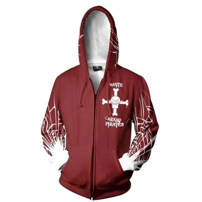 Anime One Piece Over Print 3d Hoodie Zip Hoodie 20