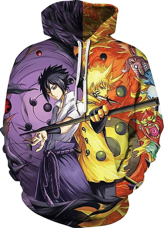 Takushi Hf Unisex 3d Cartoon Cosmic Galaxy Printed Pullover Hoodies