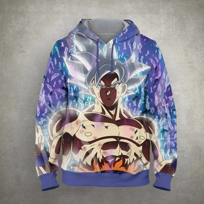 Goku Cartoon Dragon Ball Anime Manga 38 Over Print 3d Hoodie Zip Hoodie