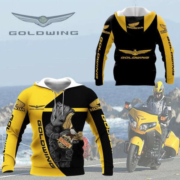 Honda Gold Wing Shirt Fan Gift 194, Stylist Unisex 3d Hoodie Zip Hoodie 851