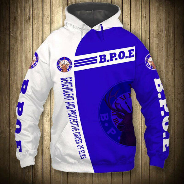 Benevolent And Protective Order Of Elks 5k433 Fan Gift Stylist Unisex Cartoon 3d Hoodie Zip Hoodie 685
