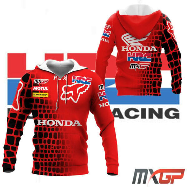 Honda Hrc Mxgp Shirt Fan Gift 305, Stylist Unisex 3d Hoodie Zip Hoodie 1239