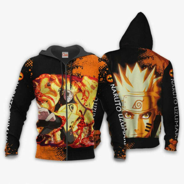 Kurama Naruto Anime 2k967 Fan Gift Stylist Unisex Cartoon 3d Hoodie Zip Hoodie 1202